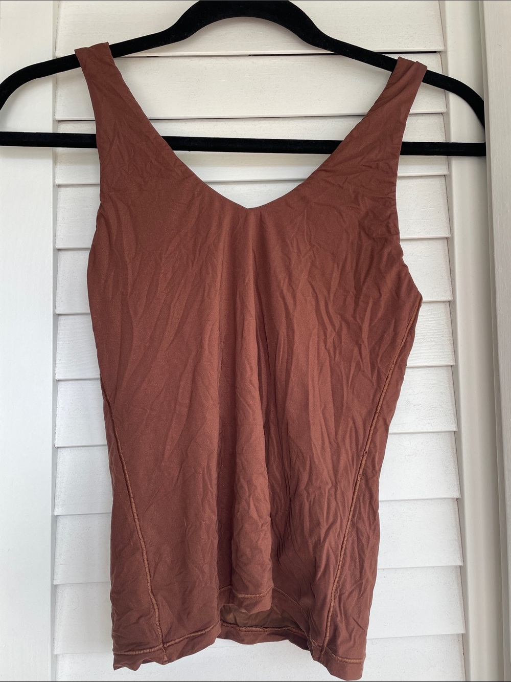 Aerie Smoothez Deep V Neck Tank Top - Golden Brown
